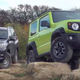 Illustration for article titled Watch The 2019 Suzuki Jimny Go Toe-To-Toe Off-Road With a Toyota Land Cruiser Utility